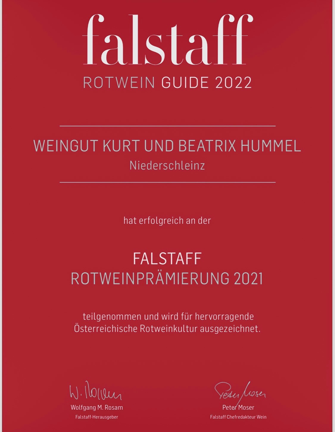 falstaff ROTWEIN GUIDE 2022